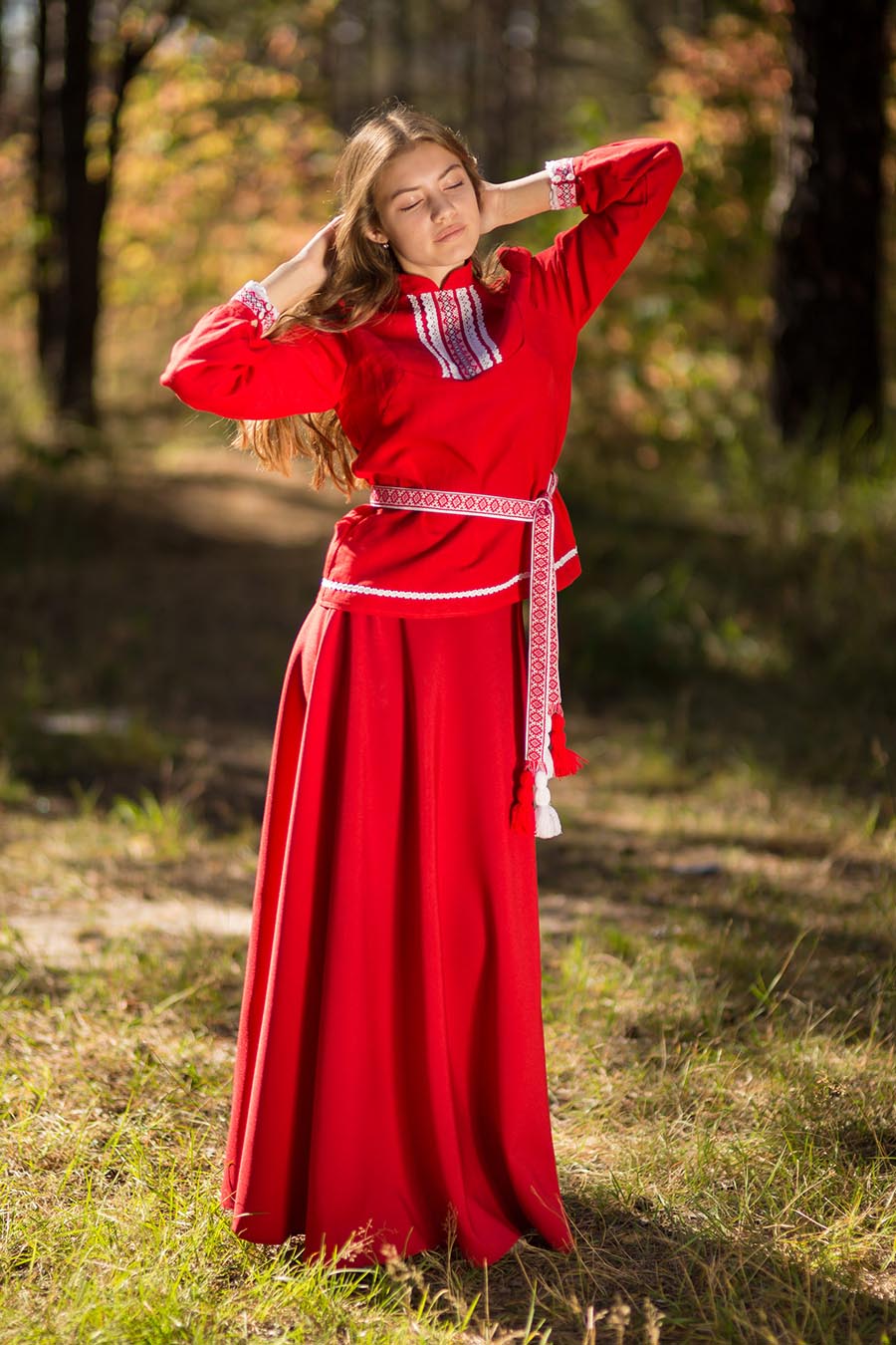 Underwear Women in Slavic costumes in Yuncheng